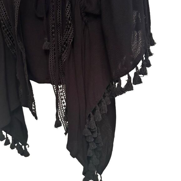 Michael Stars black tie front kimono - Picture 5 of 7